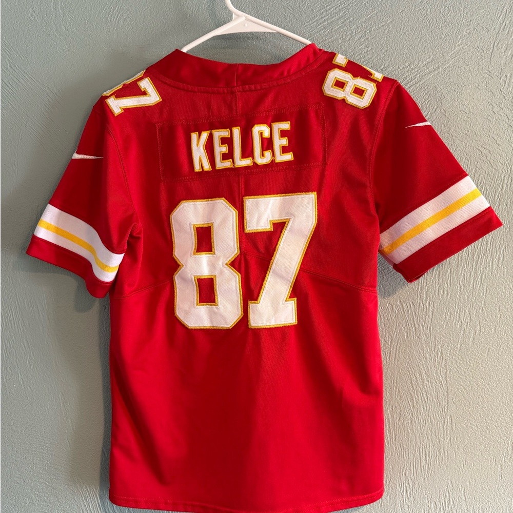 Kansas City Chiefs Travis Kelce #87 Youth Jersey Nike Red Size Large